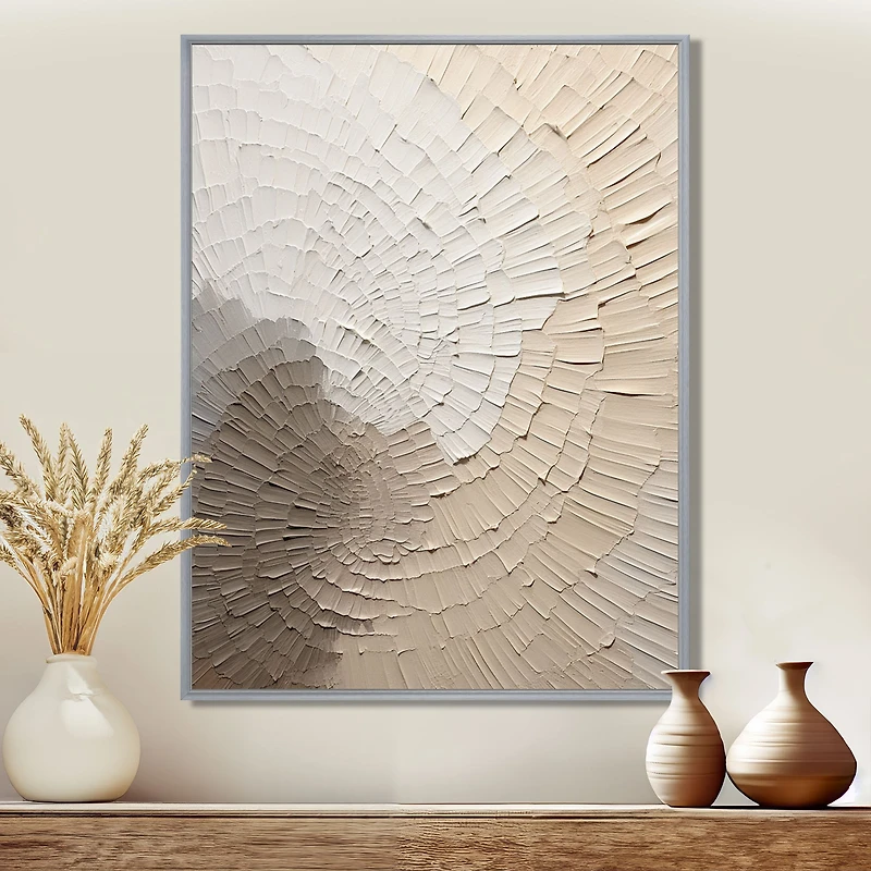 Graceful Beige Minimalism – Soft Muted Abstract Style