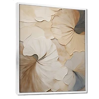 Elegance in Bloom – Beige Minimalist Floral Design