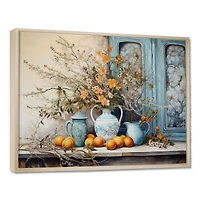 Arrangement floral rustique orange « Country Farmhouse Vase »