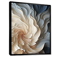 White and Blue Feather Spiral – Soft Ethereal Motion Art