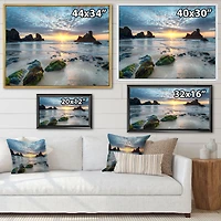 Beautiful Porthcothan Bay Canvas Wall Art
