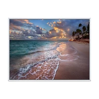 Palm Trees on Clear Sandy