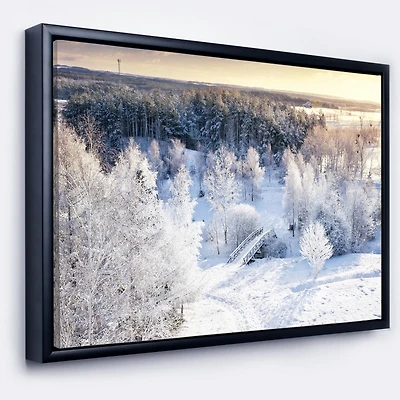 Beautiful Winter Panorama  Wall Art