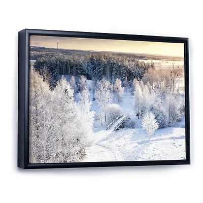Beautiful Winter Panorama Wall Art