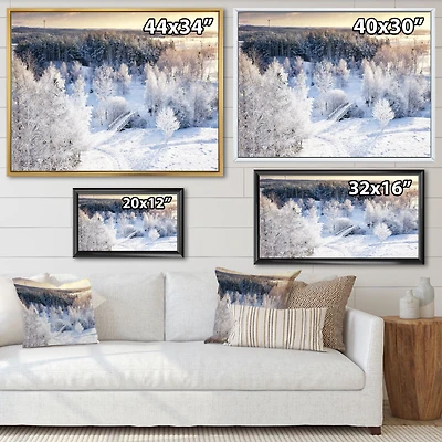 Beautiful Winter Panorama  Wall Art