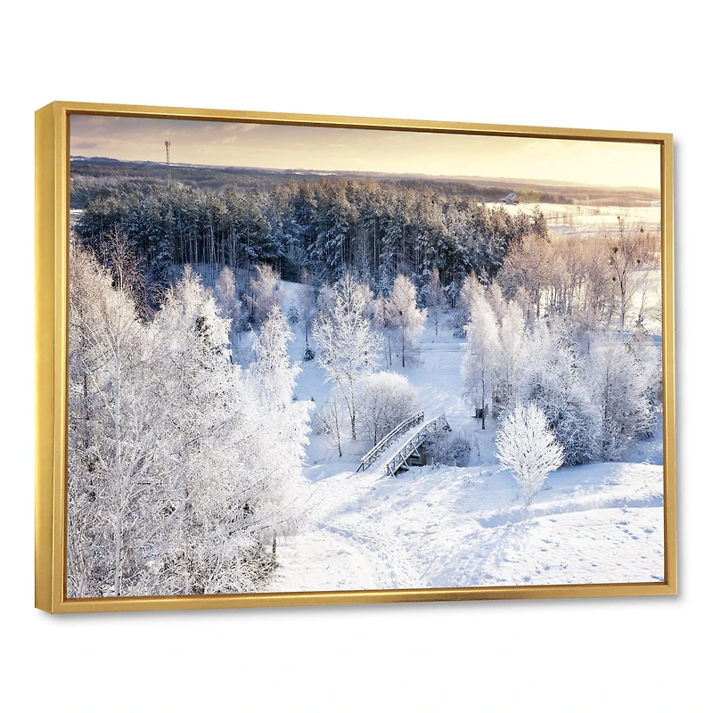 Beautiful Winter Panorama  Wall Art