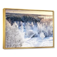 Beautiful Winter Panorama  Wall Art