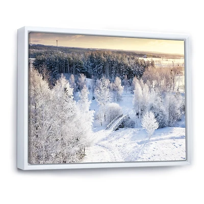 Toile « Beautiful Winter Panorama »