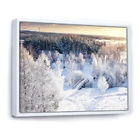 Beautiful Winter Panorama  Wall Art