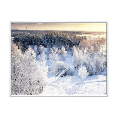 Toile « Beautiful Winter Panorama »
