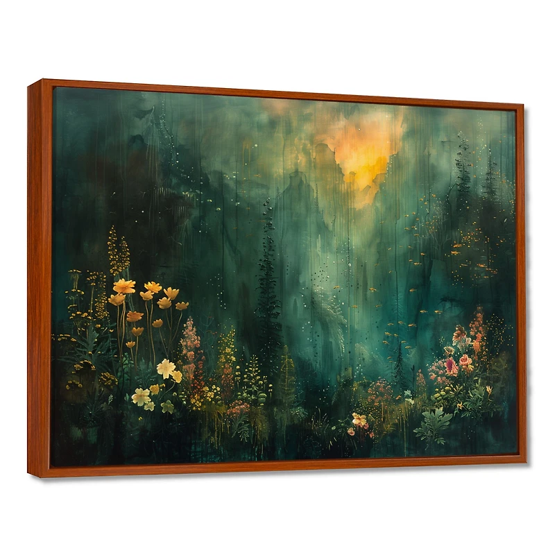 Paysage forestier mystique « Enchanted Green Forest »