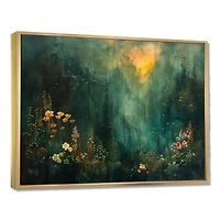 Paysage forestier mystique « Enchanted Green Forest »