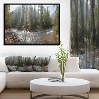 Mountain River Panorama  Wall Art