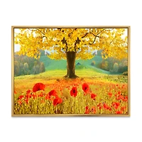 Toile « Beautiful Autumn Yellow Tree