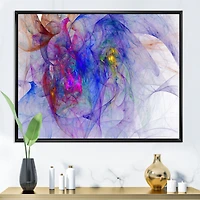 Toile  « Blue Mystic Psychedelic Texture »