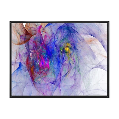 Toile  « Blue Mystic Psychedelic Texture »