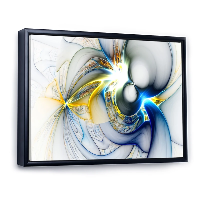 Shining Multi Colored Plasma Wall Art Canvas