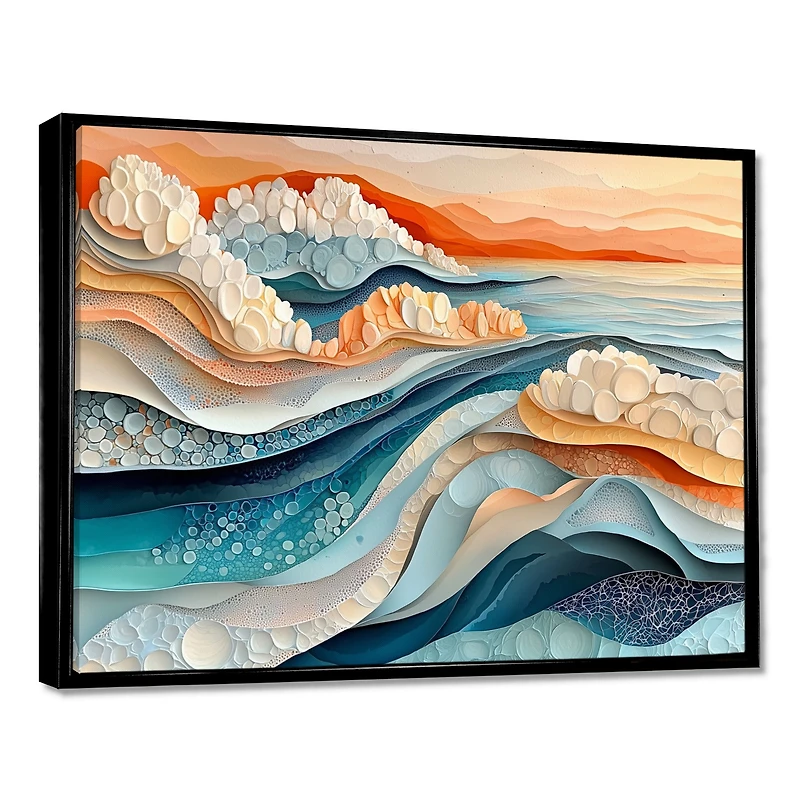 Paysage abstrait organique glacial « Glacial Biomorphism »