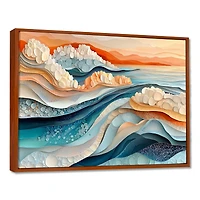 Paysage abstrait organique glacial « Glacial Biomorphism »