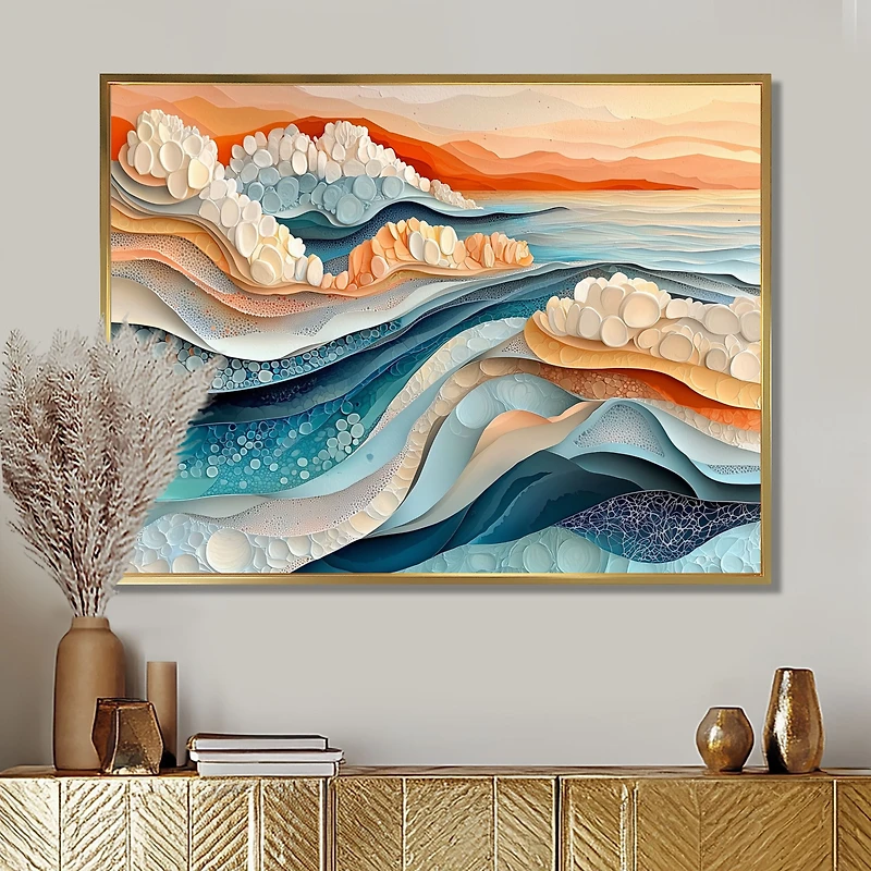 Paysage abstrait organique glacial « Glacial Biomorphism »