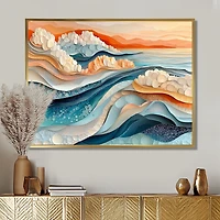 Paysage abstrait organique glacial « Glacial Biomorphism »