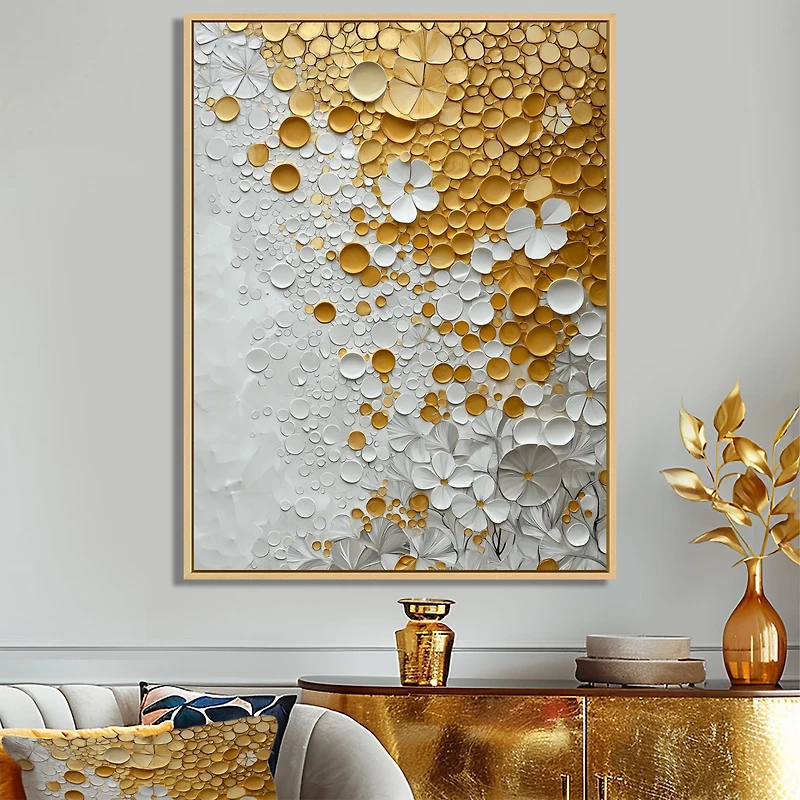 Golden Balance – Abstract Biochemical Harmony
