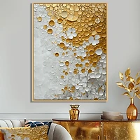Golden Balance – Abstract Biochemical Harmony