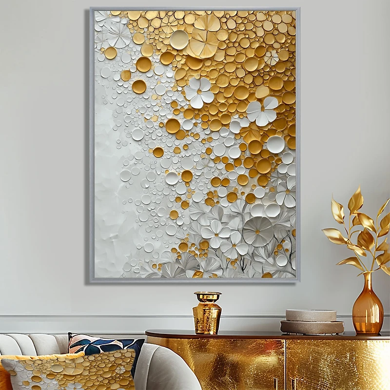 Golden Balance – Abstract Biochemical Harmony