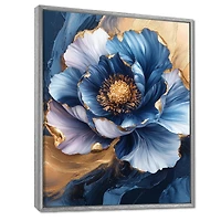 Golden Dream Peony – Elegant Floral Abstract