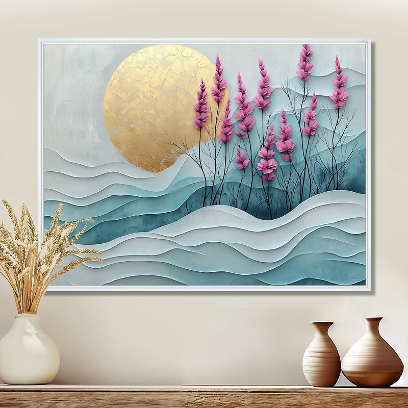 Golden Horizons – Wildflowers and Lavender Dreamscape