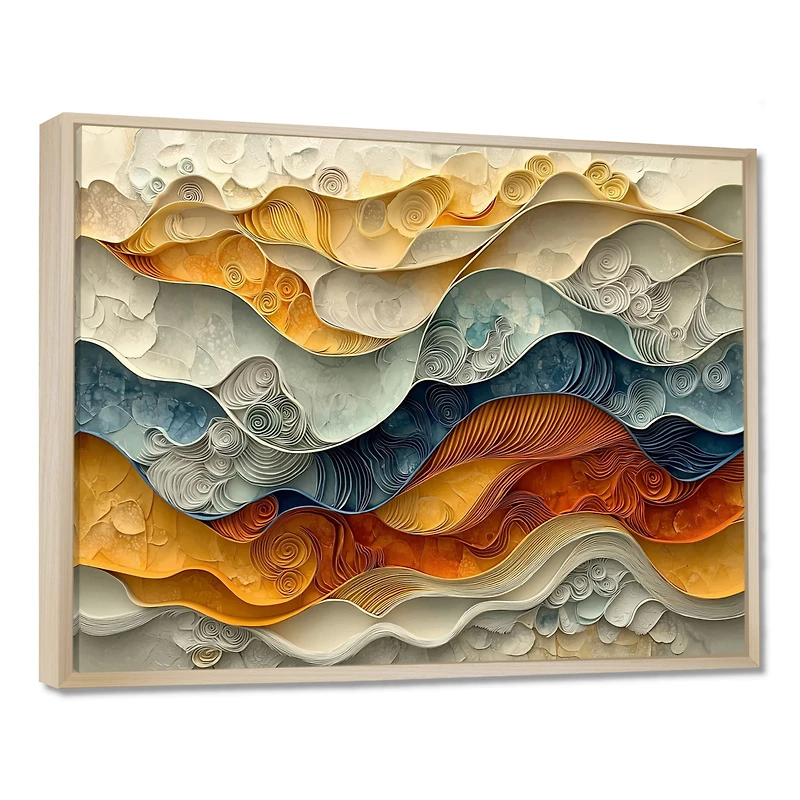 Fragmented Reality – Organic Spiral Abstraction