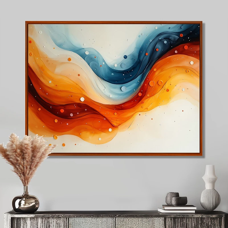 Composition nature zen abstraite « Bonsai Reflections »