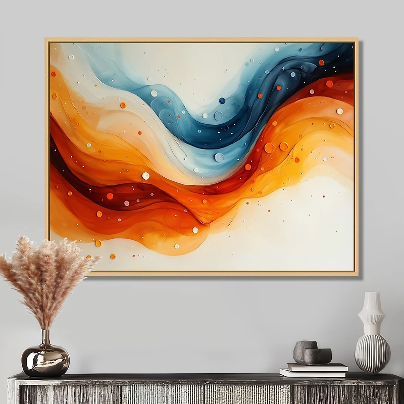 White and Blue Fugue – Fluid Abstract Motion