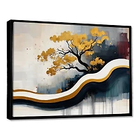 Bonsai Reflections – Zen Abstract Nature Composition