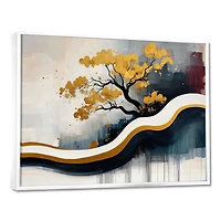 Bonsai Reflections – Zen Abstract Nature Composition