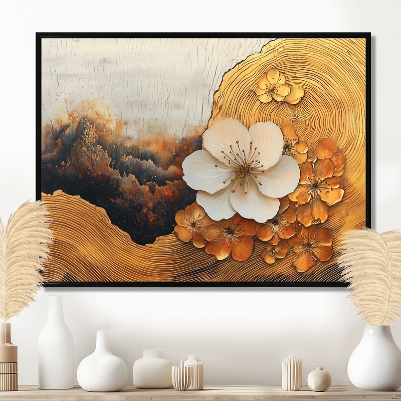 Apple Blossoms Flowing – Yellow Ink River Dream