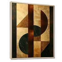 Essential Forms IV – Walnut Geometric Modern Art
