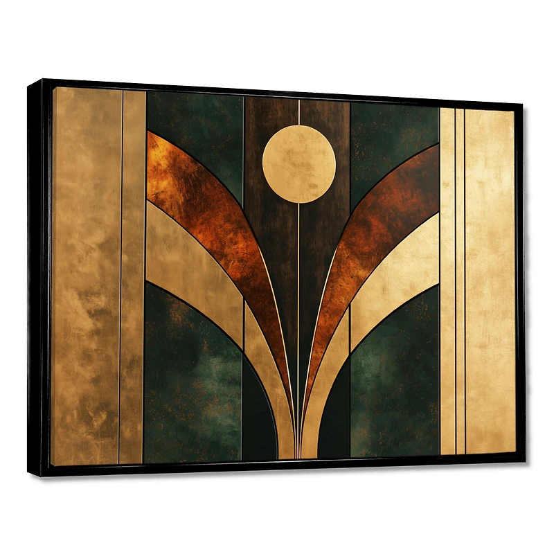 Walnut Geometry V – Abstract Minimal Composition