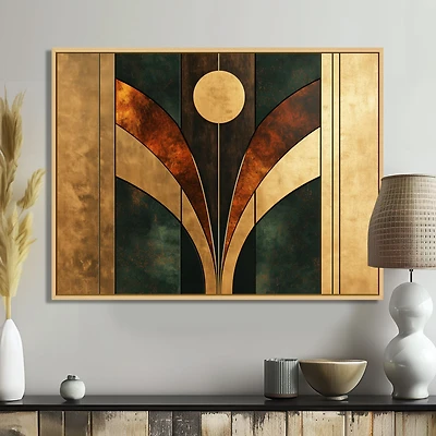 Walnut Geometry V – Abstract Minimal Composition