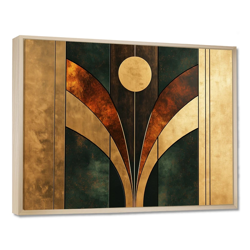 Walnut Geometry V – Abstract Minimal Composition