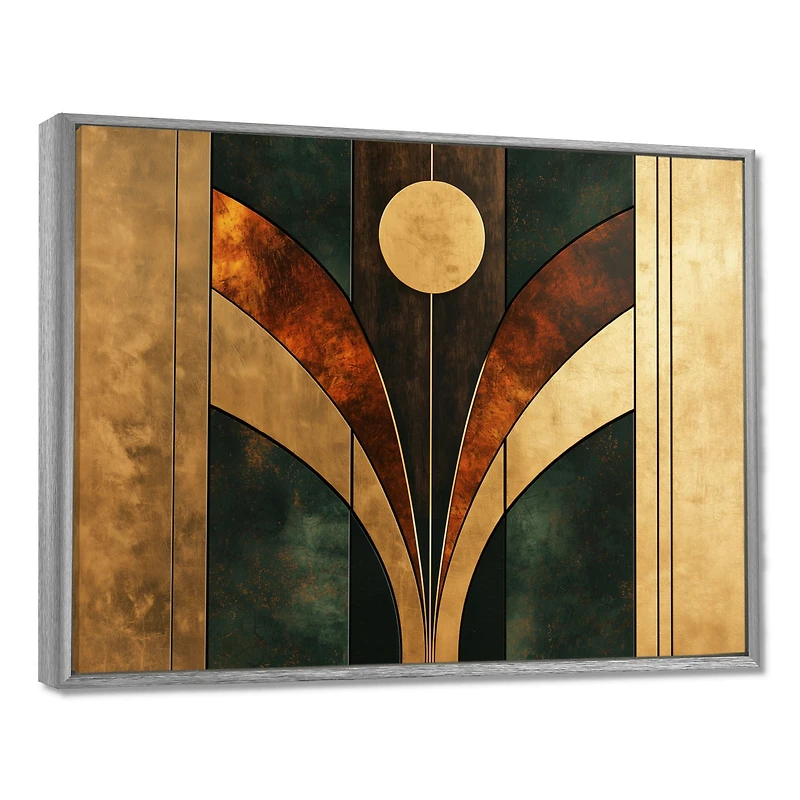 Walnut Geometry V – Abstract Minimal Composition