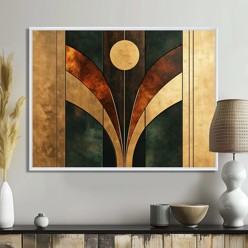 Walnut Geometry V – Abstract Minimal Composition