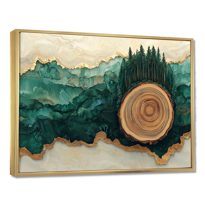 Wooden Slide Forest – Serene Pine Landscape