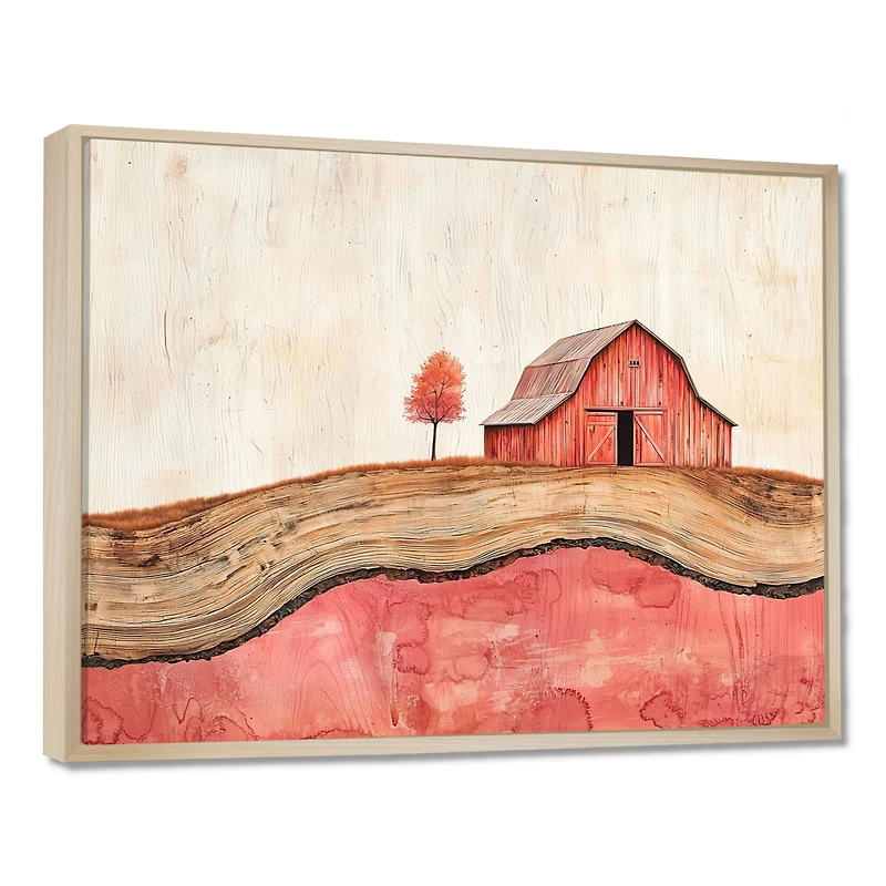 Countryside Autumn Farm – Wooden Slide Landscape