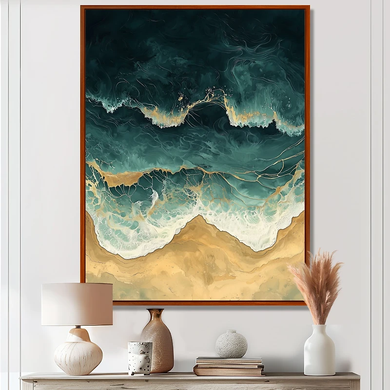 Emerald Beach – Aerial Coastal Abstract I