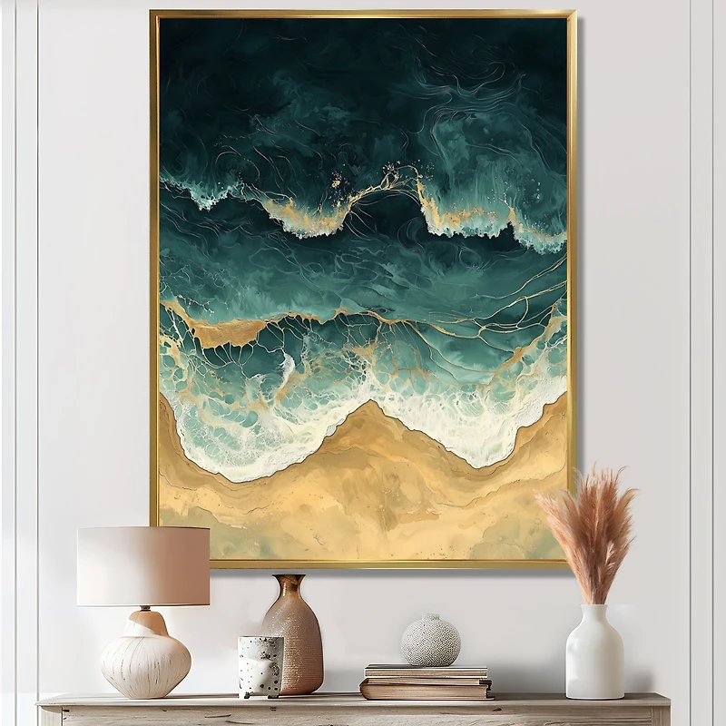 Emerald Beach – Aerial Coastal Abstract I