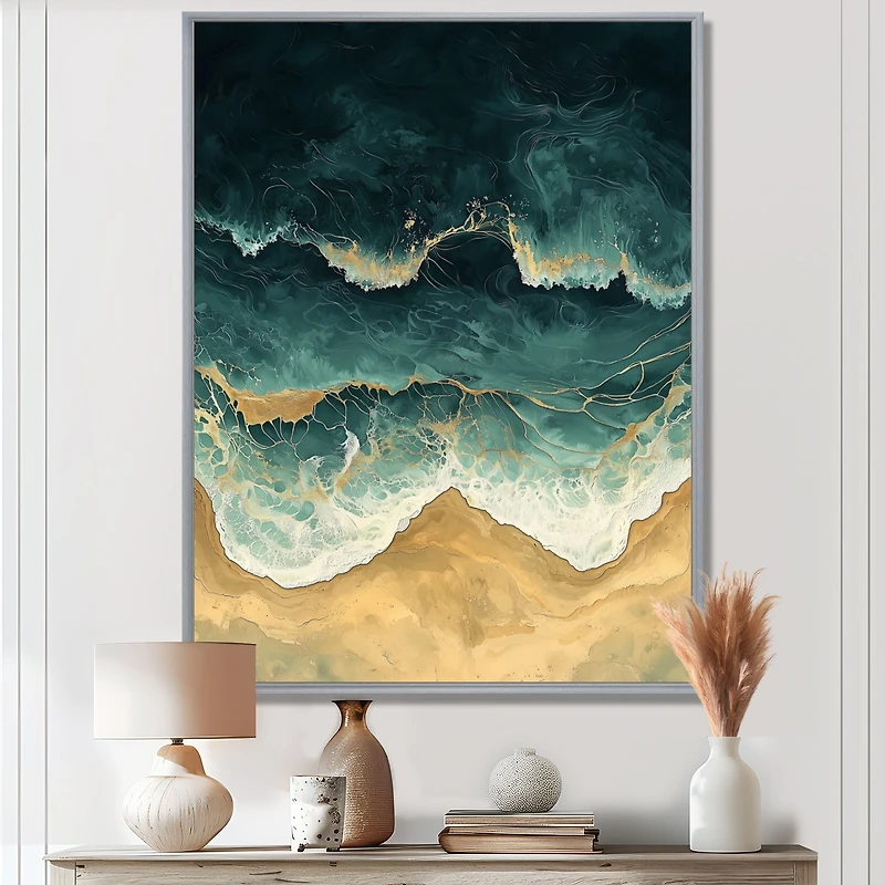 Emerald Beach – Aerial Coastal Abstract I