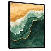 Emerald Coastline – Aerial Seaside Landscape II