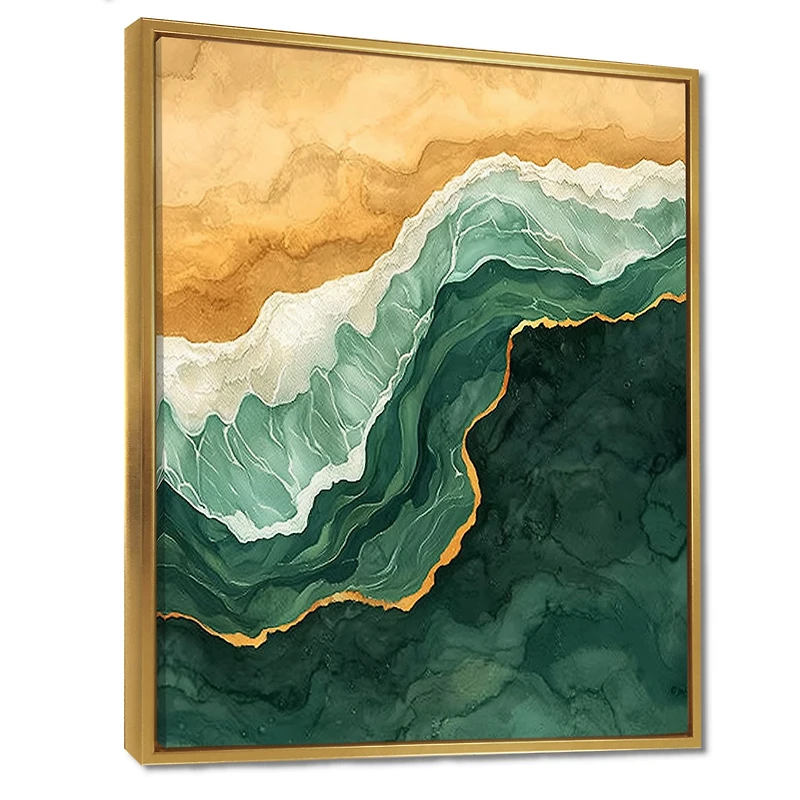 Paysage côtier aérien « Emerald Coastline II »