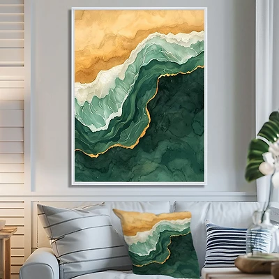 Paysage côtier aérien « Emerald Coastline II »